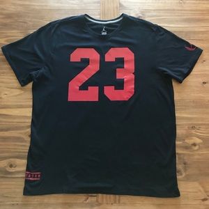 Black/Red Jordan “23” Graphic T-Shirt, Sz XXL